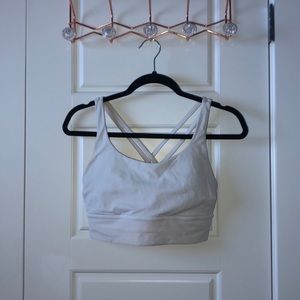 Lululemon Energy Sports Bra Long Line White
